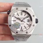 Audemars Piguet Royal Oak Offshore Diver Stainless Steel White Watch 42mm